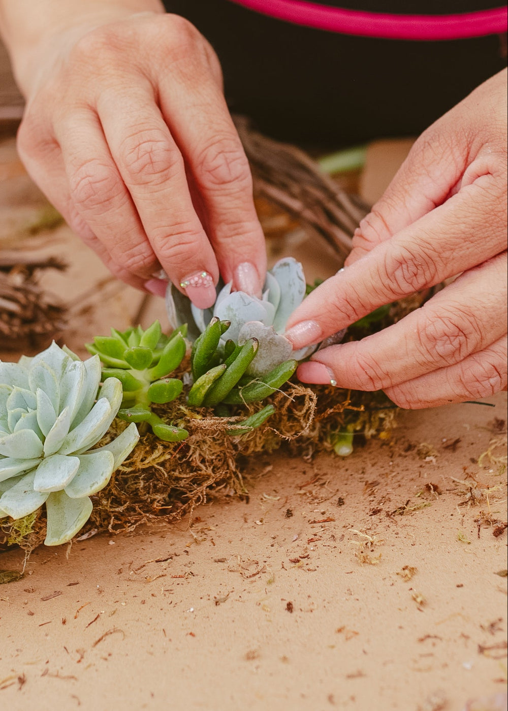 Handmade Succulent Star