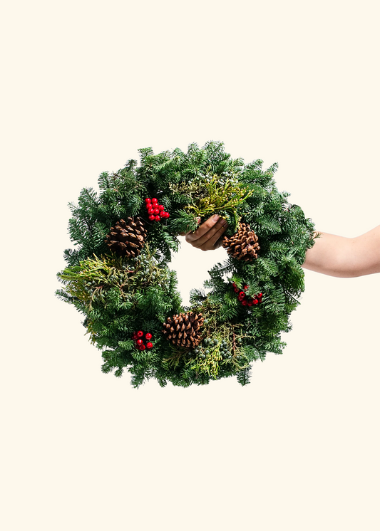 Fresh Cut Holiday Wreath