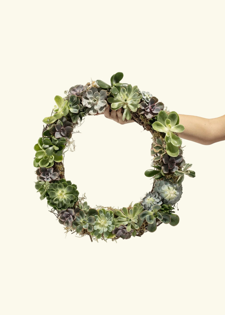 Handmade Succulent Wreath