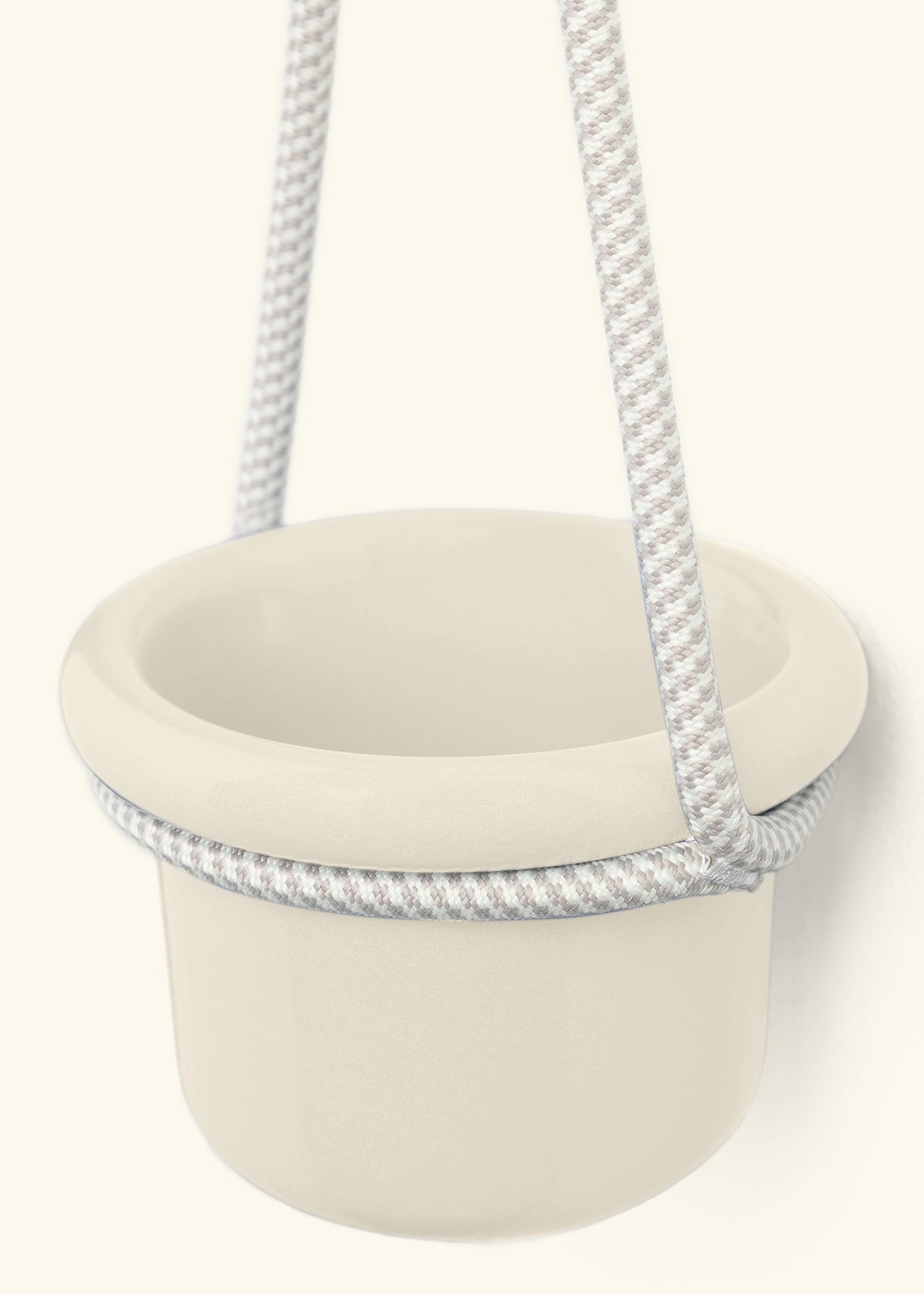 Hanging Fat Lip Planter, Oat
