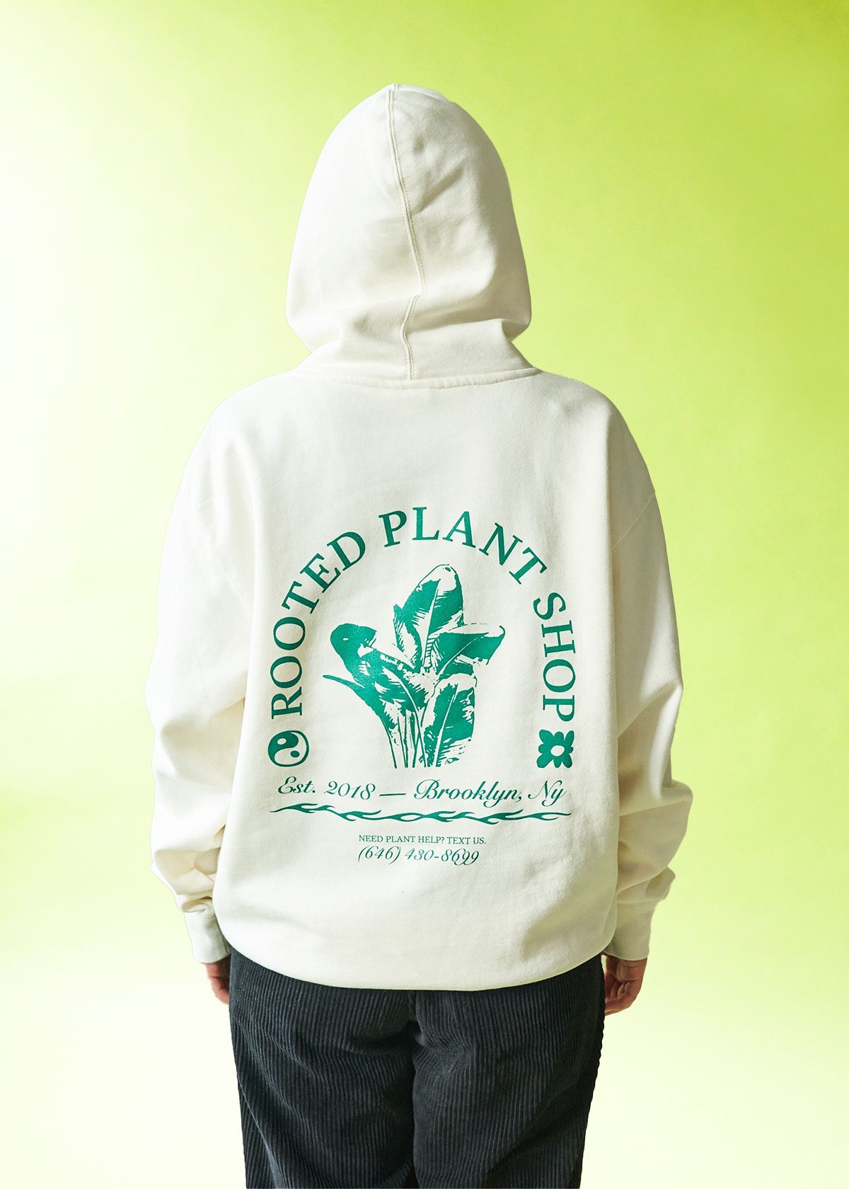 succulent hoodie Rooted Plant Shop Hoodie